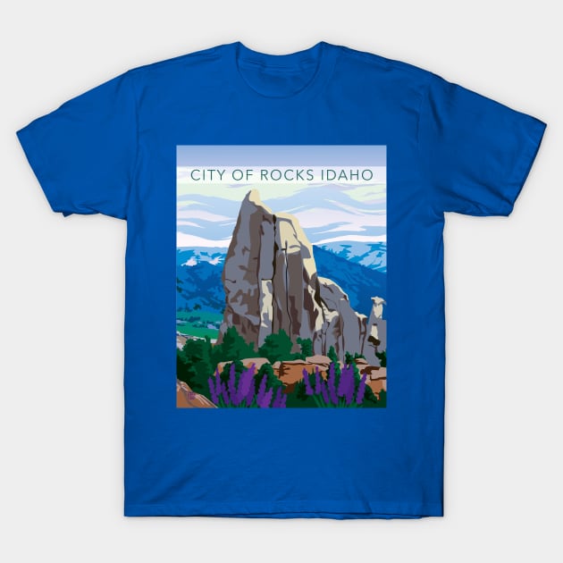 City of Rocks Idaho T-Shirt by Sue Cervenka